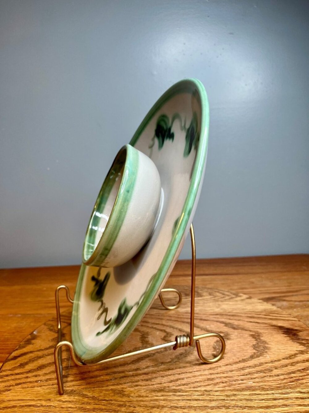 Louisville Stoneware HARVEST or PEAR Chip and Dip Serving Tray Platter, 12", Hea - Picture 5 of 16